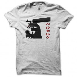 Shirt Berserk Wolf manga original blanc pour homme et femme