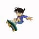Shirt Detective Conan skateboard manga blanc pour homme et femme