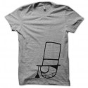 Shirt Detective Conan symbol original noir sur gris pour homme et femme