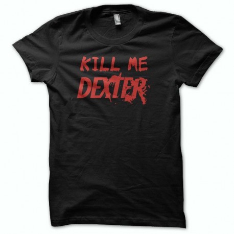 Shirt Kill me DEXTER rouge/noir pour homme et femme