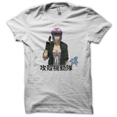 Shirt Ghost in the shell original blanc pour homme et femme