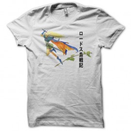 Shirt Chroniques de la guerre de Lodoss original blanc pour homme et femme