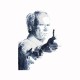 Shirt gran torino culte de Clint Eastwood noir/blanc pour homme et femme