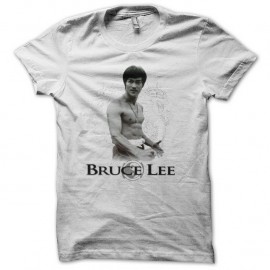 Shirt Bruce Lee à sa mémoire noir/blanc pour homme et femme
