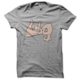 Shirt humour crazy hands gris pour homme et femme