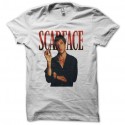 Shirt Scarface affiche noir/blanc pour homme et femme
