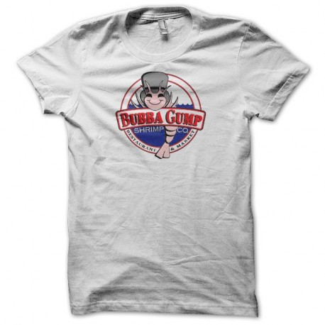 Shirt Forrest Gump Bubba Gump blanc pour homme et femme