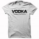 Vodka Connecting People Shirt sérigraphié noir/blanc pour homme et femme