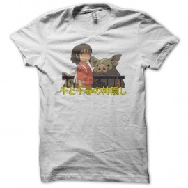 Shirt Le voyage de Chihiro miyazaki blanc pour homme et femme