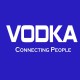 Vodka Connecting People Shirt blanc/bleu royal pour homme et femme