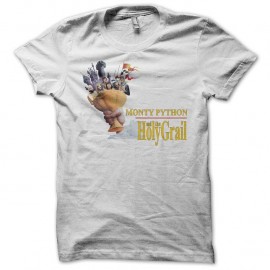 Shirt Monty Python Sacré Graal blanc pour homme et femme
