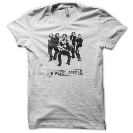 Shirt Le péril jeune blanc pour homme et femme