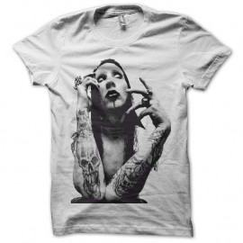 Shirt Marilyn Manson Original noir/blanc pour homme et femme