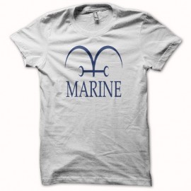 Shirt manga marine blanc pour homme et femme