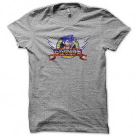 Shirt Sonic vintage gris pour homme et femme