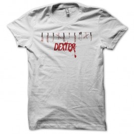 Shirt Dexter ustensiles blanc pour homme et femme