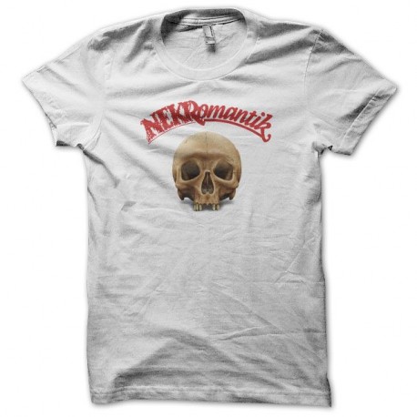 Shirt Nekromantik blanc pour homme et femme