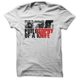 Shirt Philosophy of a Knife blanc pour homme et femme