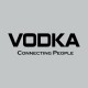 Shirt Vodka Connecting People noir/gris pour homme et femme