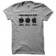 Shirt Steve Jobs Apple rip noir/gris pour homme et femme