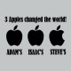 Shirt Steve Jobs Apple rip noir/gris pour homme et femme
