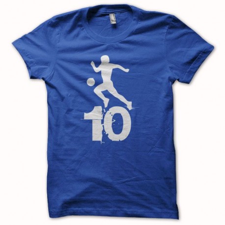 Shirt Maradona 10 legend dieux noir/bleu royal pour homme et femme