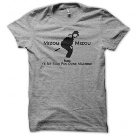 Shirt de Les Nuls Mizou Mizou parodie Johnny Walker gris pour homme et femme