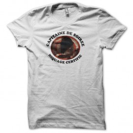 Shirt Capitaine de Soirée Niquage Certifié blanc pour homme et femme