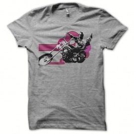 Shirt Easy Rider noir/gris pour homme et femme
