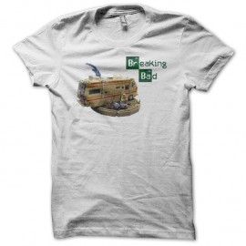 Shirt Breaking bad camping cooking meth car parodie lego blanc pour homme et femme