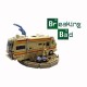 Shirt Breaking bad camping cooking meth car parodie lego blanc pour homme et femme