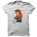 Shirt Cindy Lauper blanc pour homme et femme