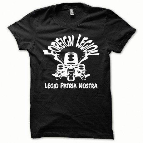 Shirt Foreign Legion pour mercenaires blanc/noir pour homme et femme