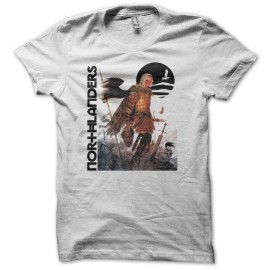 Shirt Northlanders eagle black moon blanc pour homme et femme