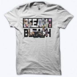 Shirt Bleach idols blanc pour homme et femme