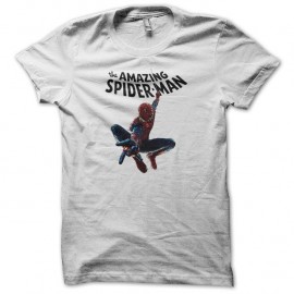 Shirt The Amazing Spider Man rare artwork blanc pour homme et femme