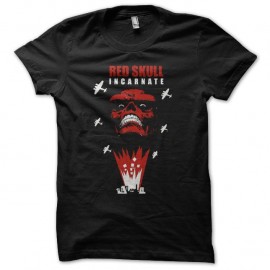 Shirt Red Skull Incarnate noir pour homme et femme