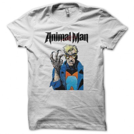 Shirt Animal Man blanc pour homme et femme