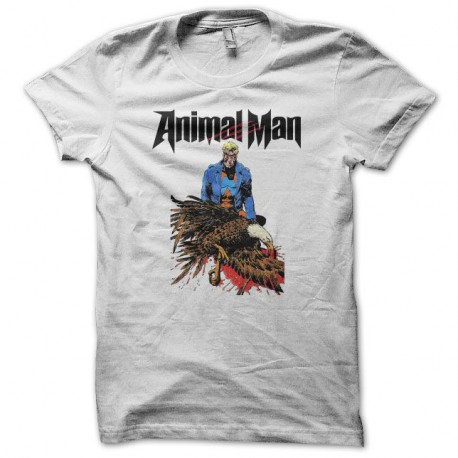 Shirt Animal Man eagle blanc pour homme et femme