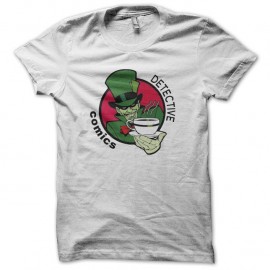 Shirt Detective Comics blanc pour homme et femme
