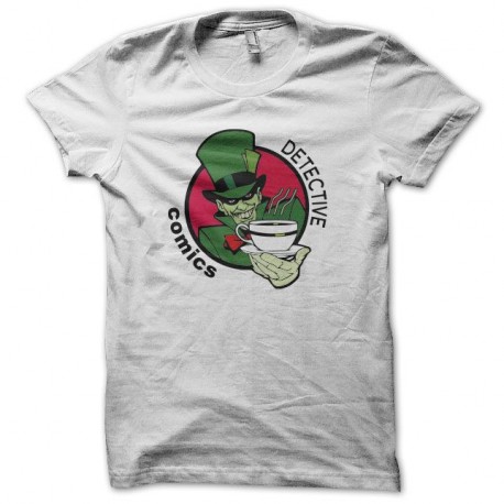 Shirt Detective Comics blanc pour homme et femme