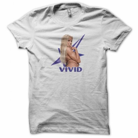 Shirt Vivid entertainment blanc pour homme et femme
