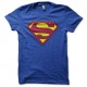 Shirt mytique Superman vintage avec effet vieux bleu pour homme et femme