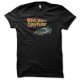 Shirt delorean volante retour vers le futur noir pour homme et femme