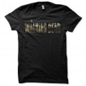 Shirt Walking Dead avec des zombis noir pour homme et femme