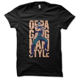 Shirt Gangnam Style OPPA Version Danceur noir pour homme et femme