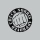 Shirt Chuck Norris vignette au poing gris pour homme et femme