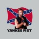 Shirt Chuck Norris en yankee américain gris pour homme et femme