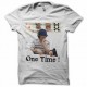 Shirt Poker One Time ! blanc pour homme et femme