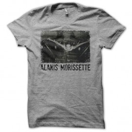 Shirt Alanis Morissette gris pour homme et femme